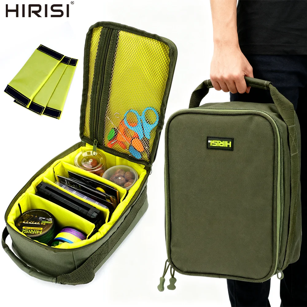 Bolsa aparejos carpa impermeable Hirisi W125 con bolsillos ajustables