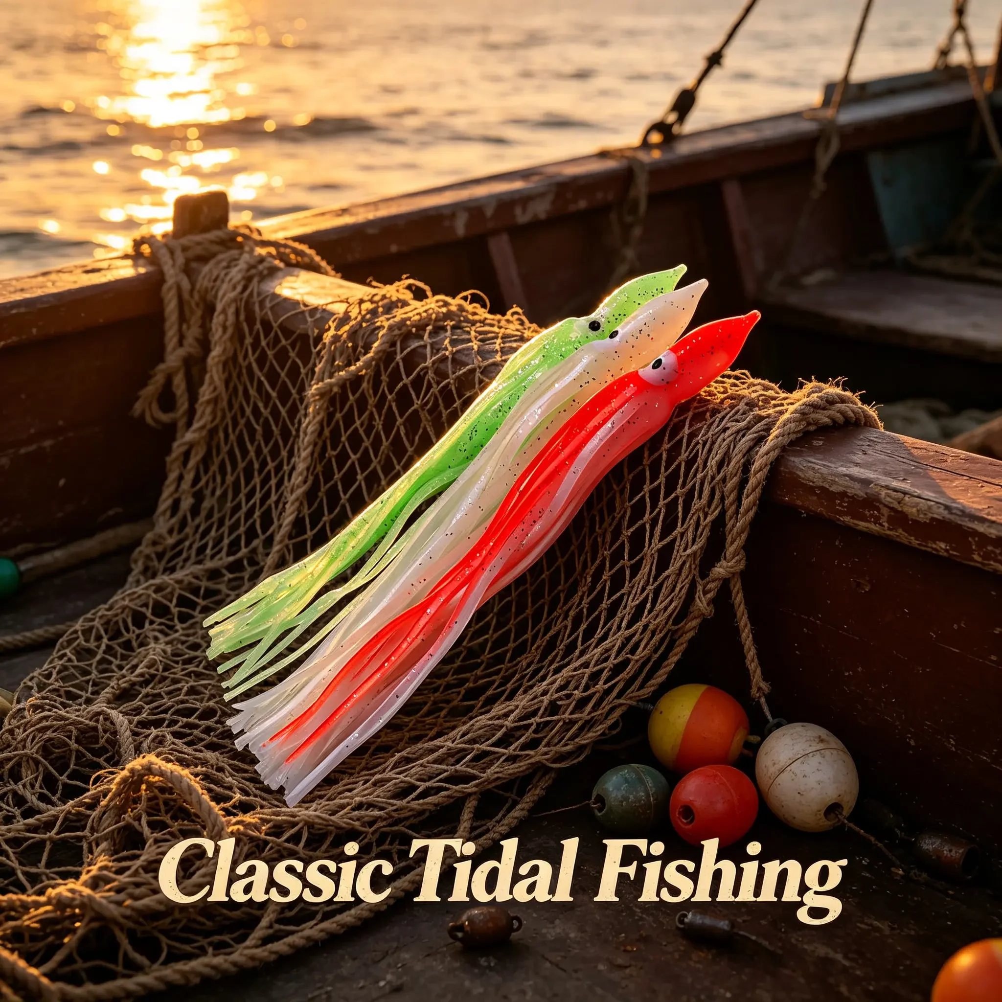 Señuelo de calamar luminoso de silicona para pesca en profundidad - imagen 5