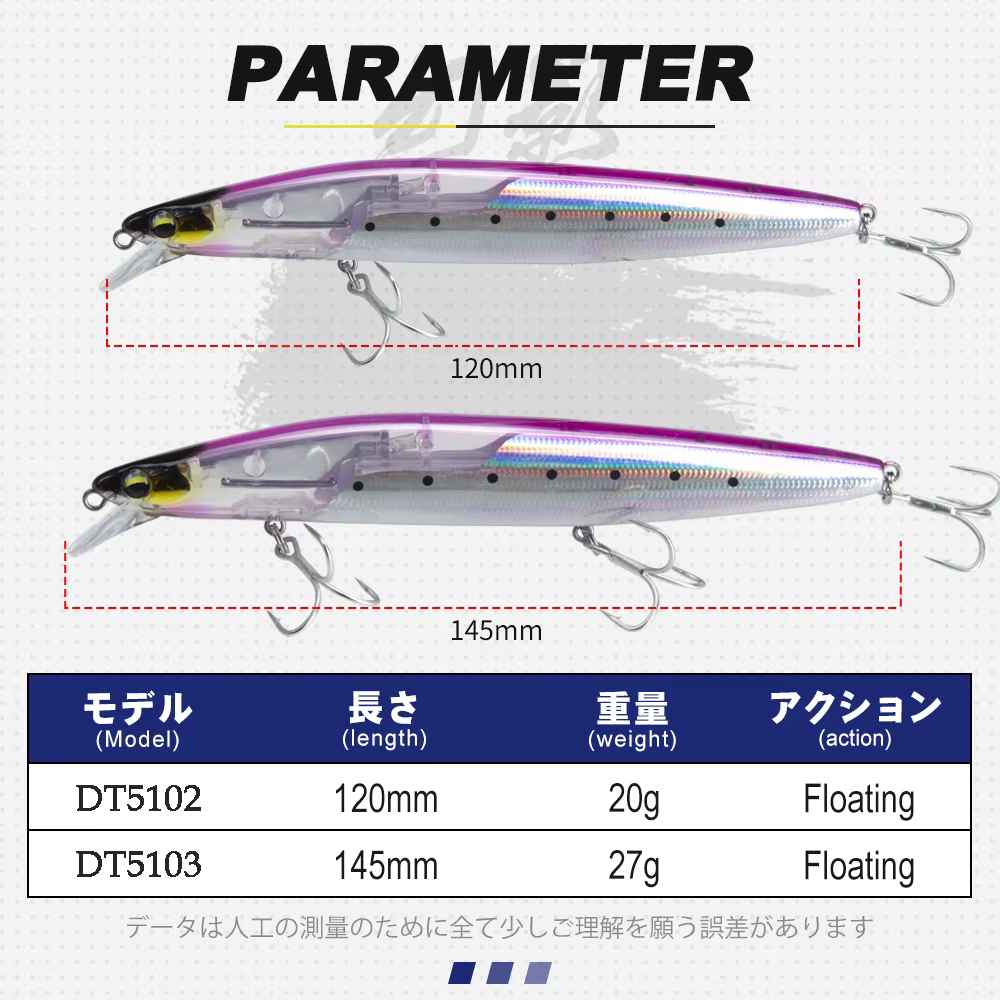 D1 Minnow Flotante – Señuelo para lubina y lucio - imagen 3
