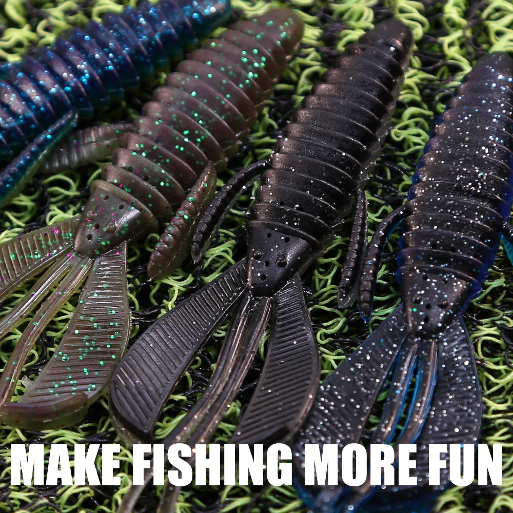 PEAK Craws 86mm – Señuelos suaves de camarón para pesca - imagen 4