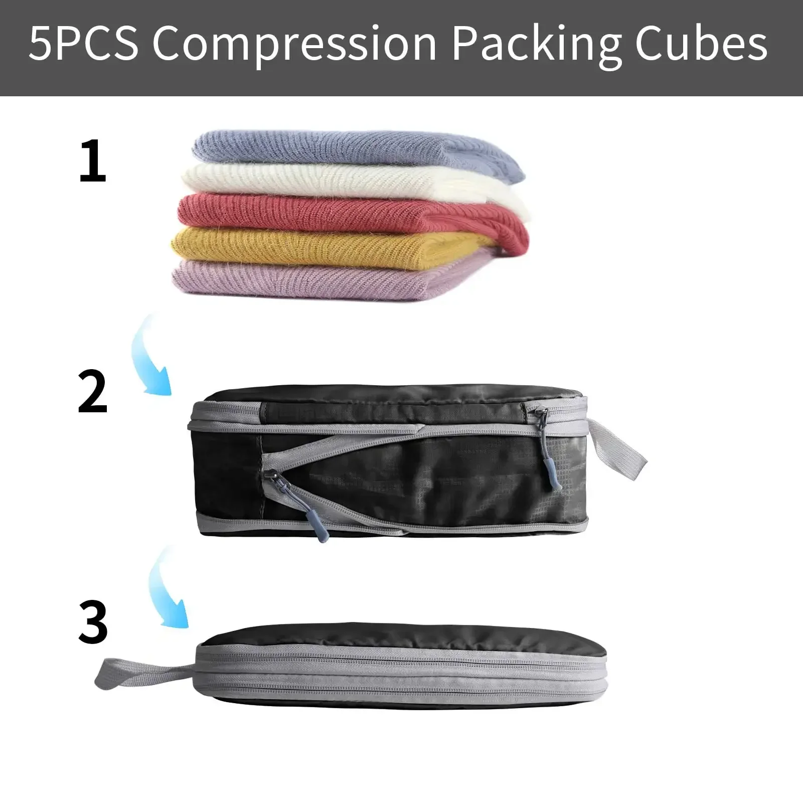 Plegado y almacenamiento compacto