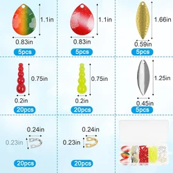 Kit montaje señuelos Walleye – Cuchillas, horquillas y cuentas