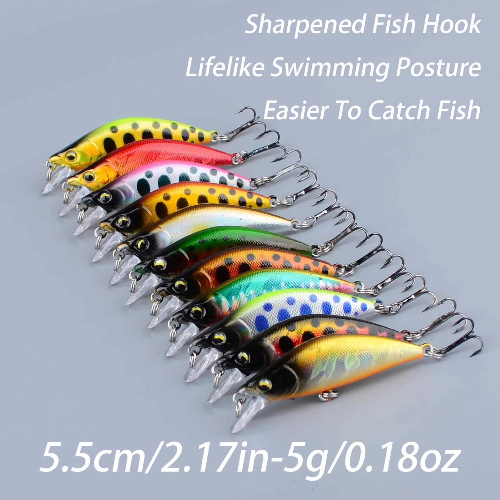 Minnow/mini wobbler hundible de 5 g