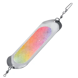 Señuelo Metal Jig Dodger Flasher para trolling surf lanzado lubina