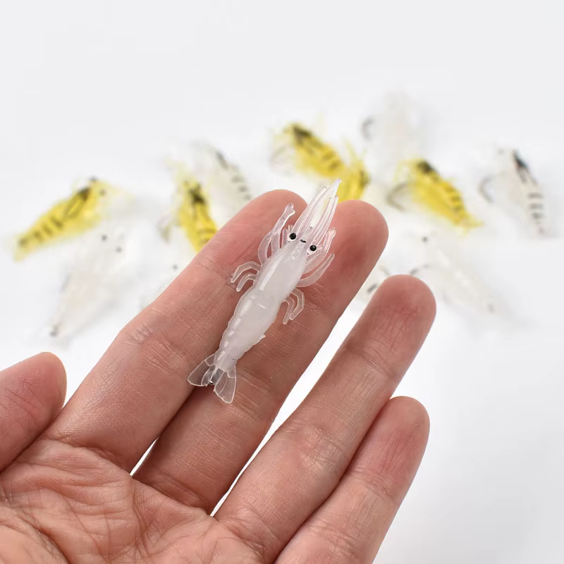 Señuelos de Camarón Suaves para Pesca en Agua Dulce y Salada - imagen 5