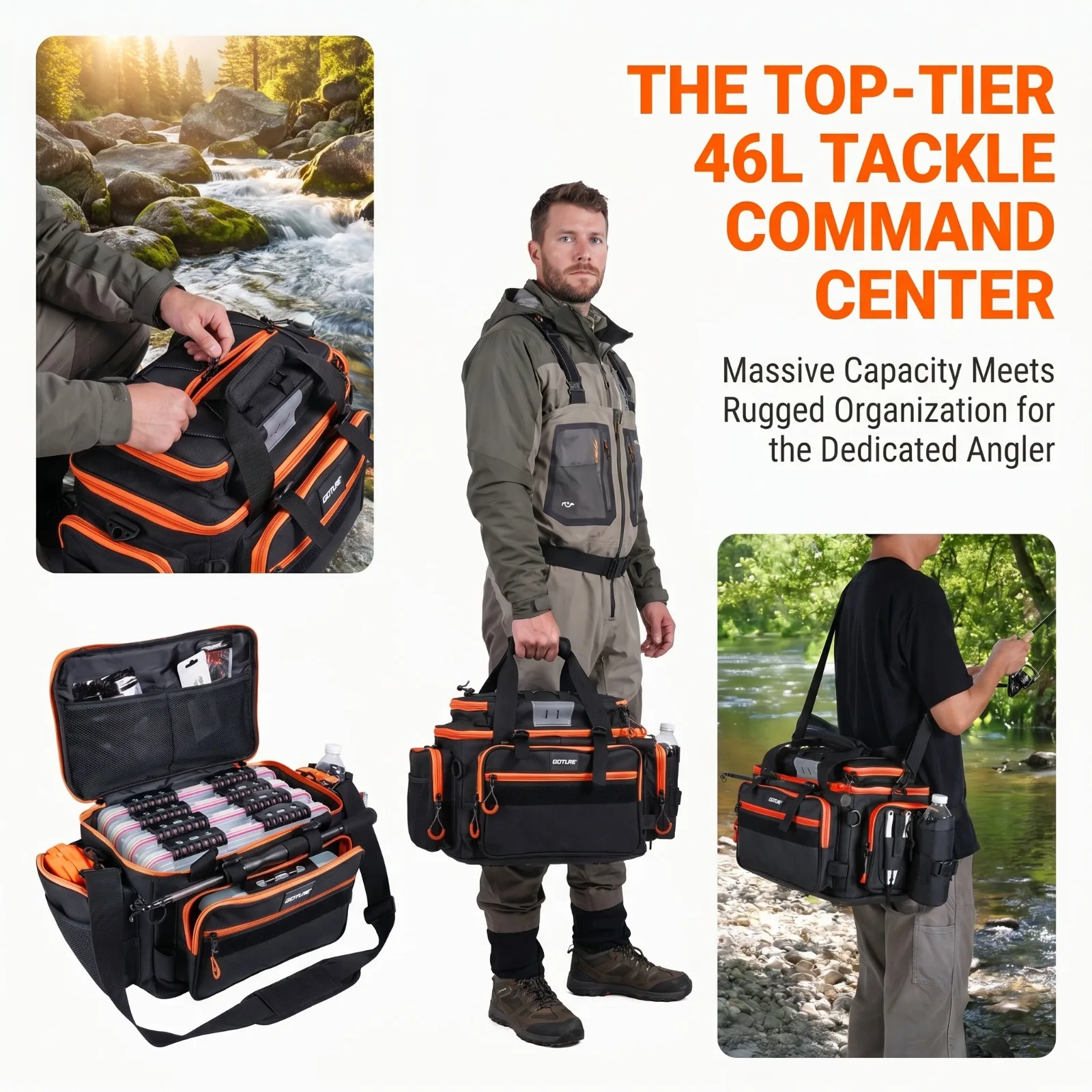 Bolsa impermeable de aparejos Goture para señuelos - imagen 4