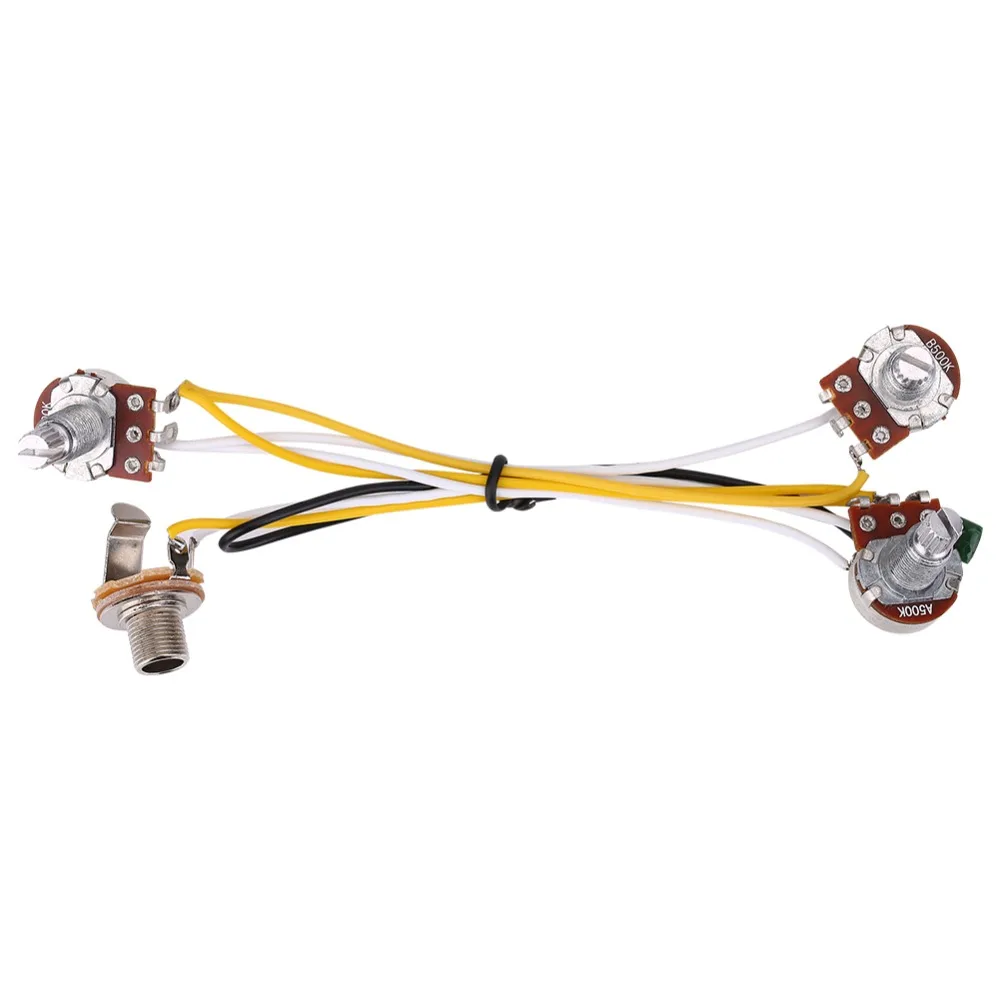 Kit de cableado para bajo eléctrico multicolor precableado - imagen 2