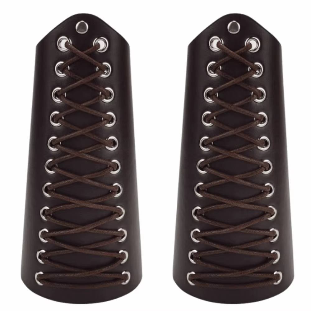 Brazal de cuero ajustable para pesca con arco - imagen 4
