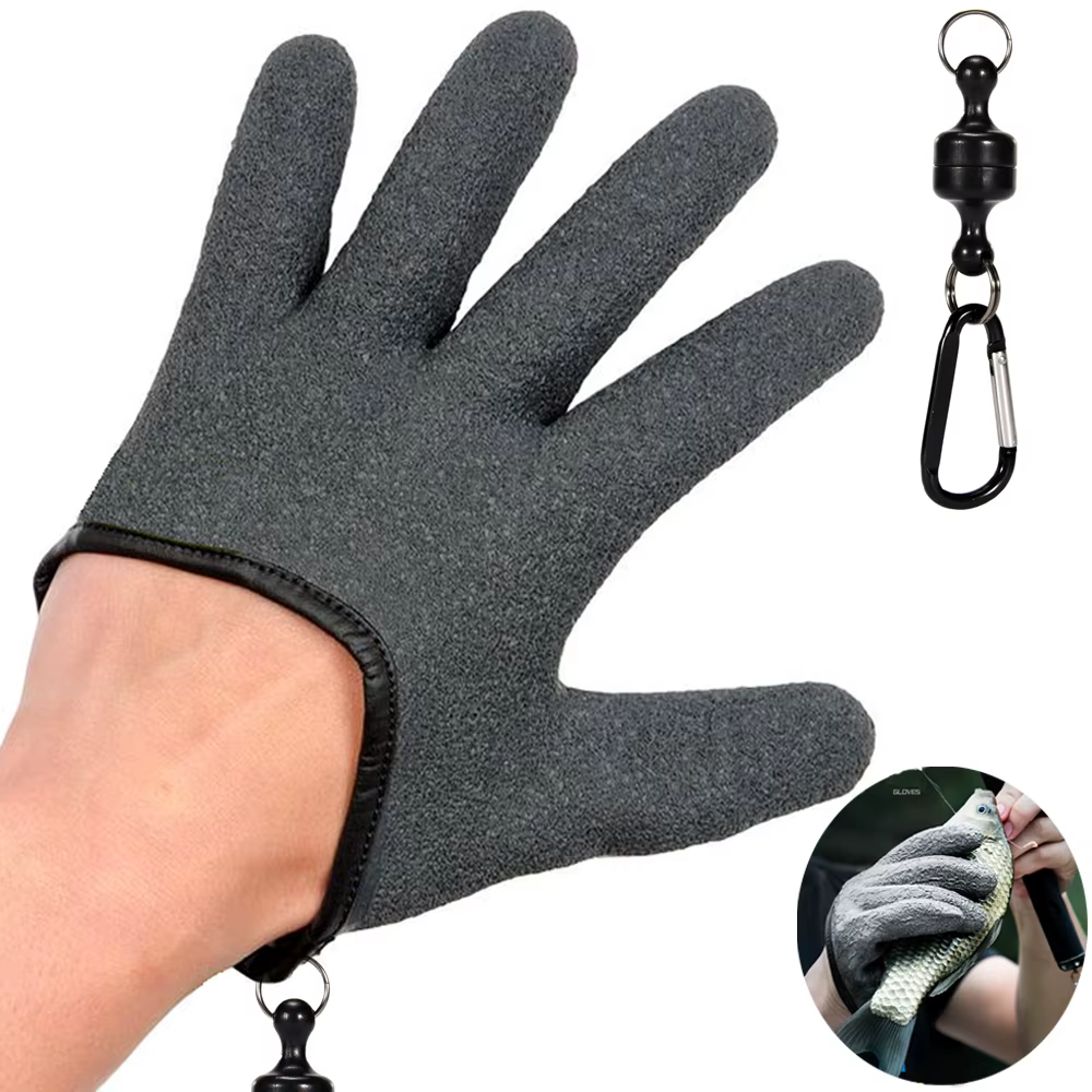 Guantes de pesca con grip – Impermeables y anti corte - imagen 2