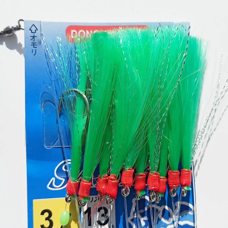 Plataformas Sabiki luminosas para caballa lubina pez negro y bacalao - imagen 5
