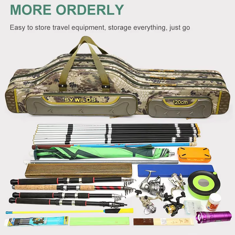 Funda Caña Pescar X133G – Organizador Impermeable 125cm - imagen 3
