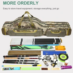 Funda Caña Pescar X133G – Organizador Impermeable 125cm