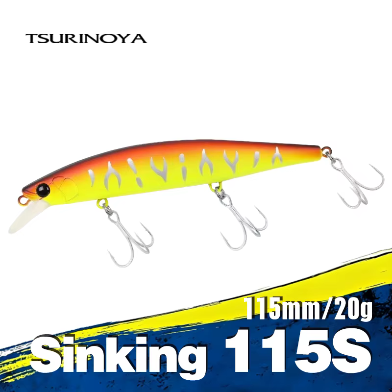 TSURINOYA IMP 115S cebo duro lanzamiento largo para lubina y barracuda - imagen 3