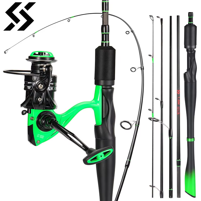 Combo Spinning Sougayilang – Caña Carbono Ultraligera y Carrete - imagen 3