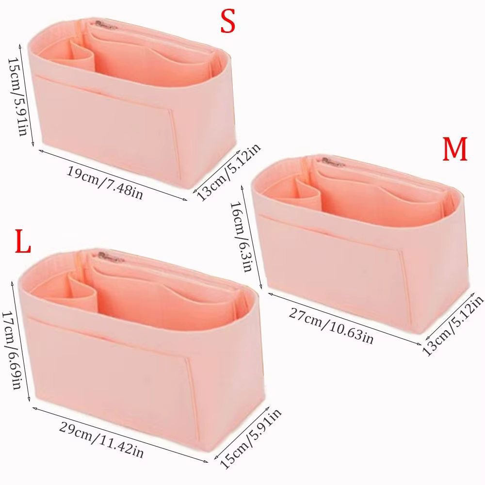 Longchamp organizador de bolso interior de fieltro duradero - imagen 2