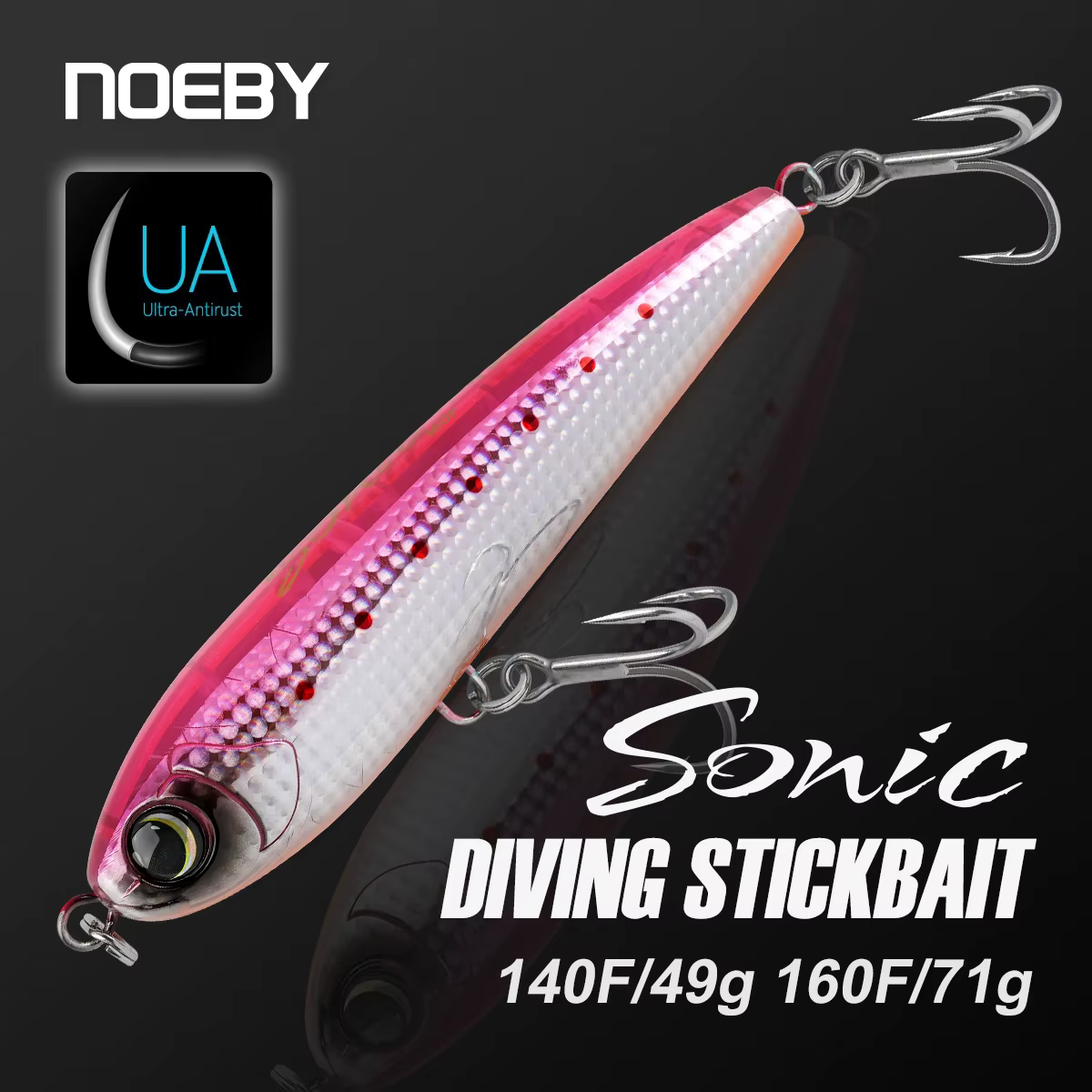 Noeby Stickbait Flotante – Señuelo artificial para GT, atún y kingfish