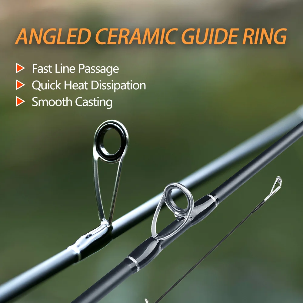 Caña ultraligera ORCA FishingFANS para spinning con punta sólida - imagen 2
