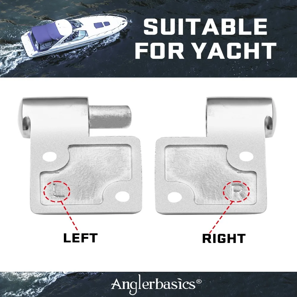 Bisagra antirrobo desmontable de acero inoxidable para camarotes