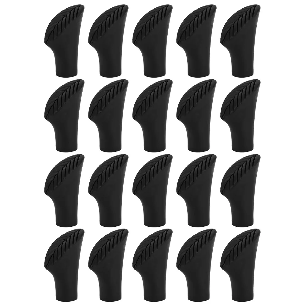 Puntas de repuesto PVC negro para bastones de trekking 11 mm - imagen 2