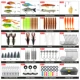 FREE FISHER Swimbaits para lubina – kit con ganchos a presión - imagen 3