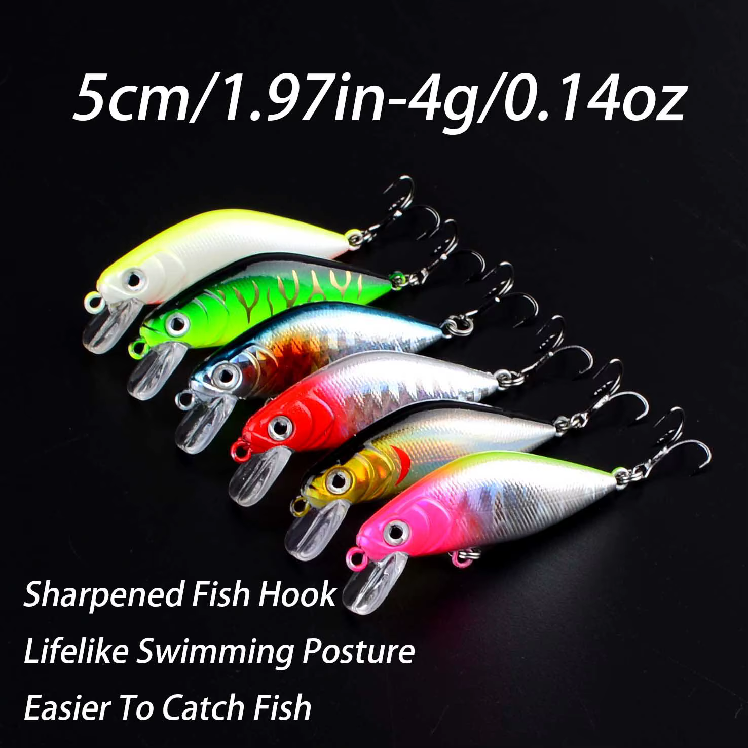 Señuelo minnow hundido para bass y lucio - imagen 3