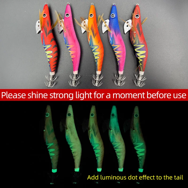 ShareShark señuelo luminoso de calamar para camarones y langostinos - imagen 3
