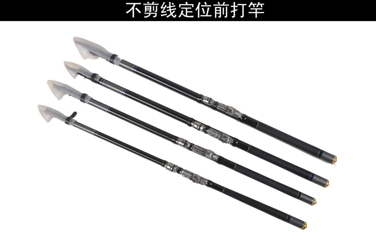 Varilla de pesca ZZ293 extendida a longitud completa