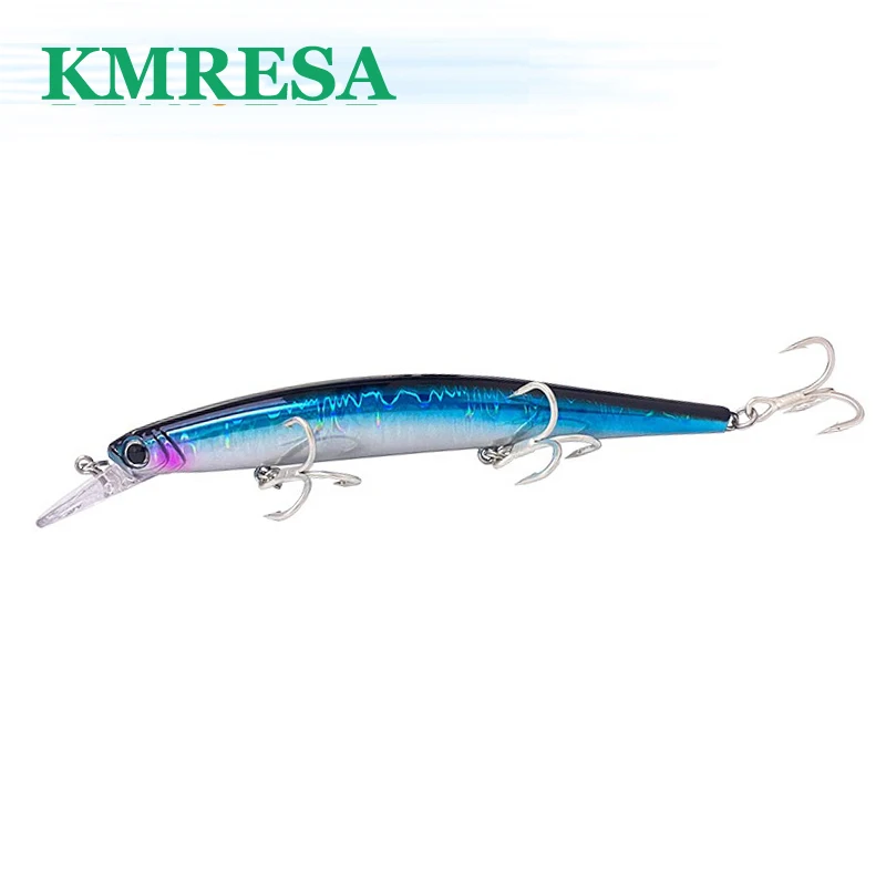 Señuelo flotante pececillo Wobbler para pesca en agua salada - imagen 5