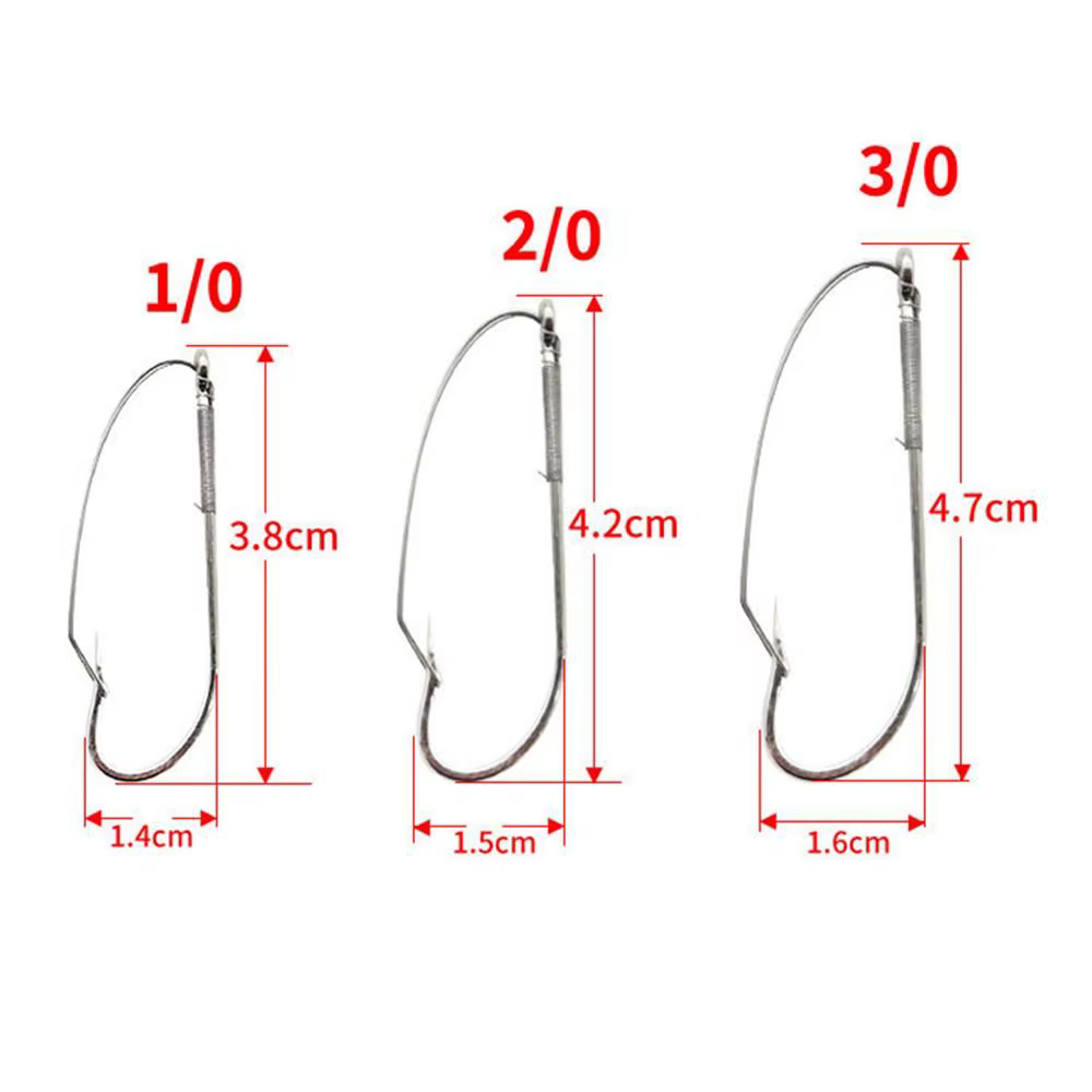 Anzuelos Hair Rig con púas – Acero carbono para pesca de carpa - imagen 3