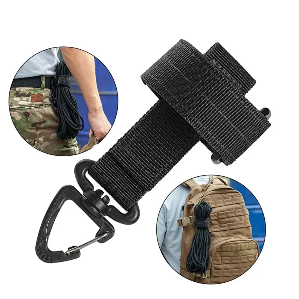 Guantes de pesca nylon resistentes con gancho y mosquetón - imagen 4