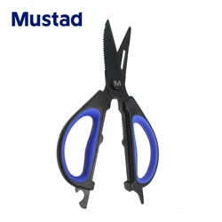 MUSTAD MTB004 Tijeras de pesca inox multifunción doble filo mar