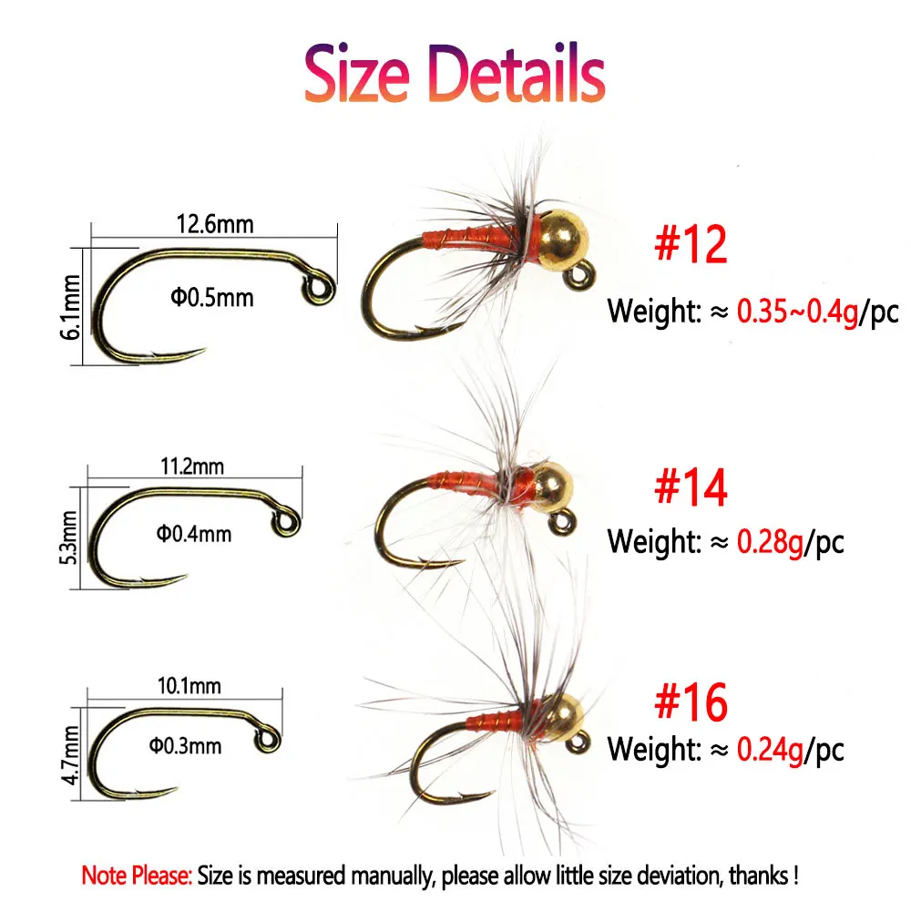 Bimoo Jig Ninfa Tungsteno Grizzly Hackle - Mosca de trucha europea - imagen 2