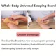 Gua Sha de madera natural para masaje facial y corporal terapéutico - imagen 5
