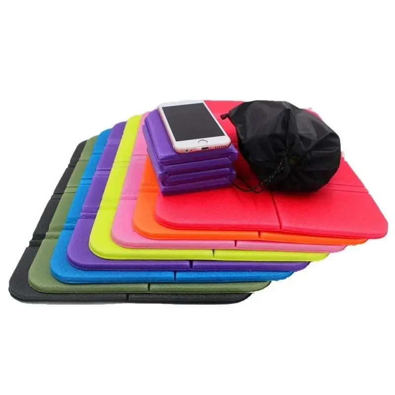 Almohadilla impermeable plegable pequeña para camping y playa
