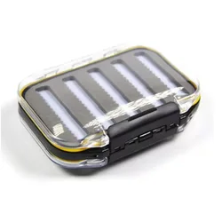 TAKEDO Caja de Pesca Transparente e Impermeable para Moscas y Señuelos