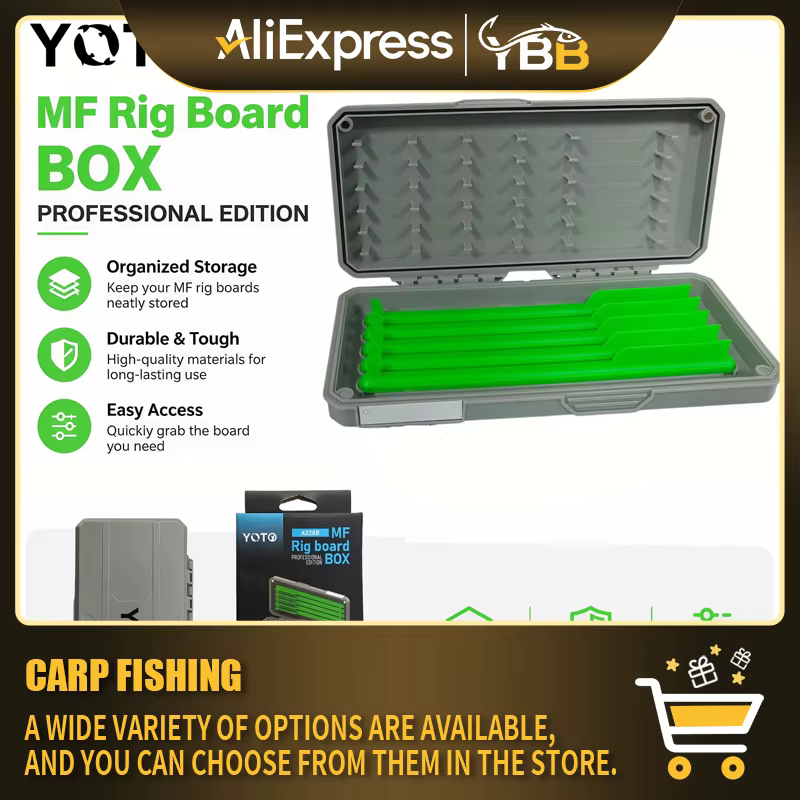 Caja de Aparejos de Carpa con 5 Enrolladores Magnéticos - imagen 3