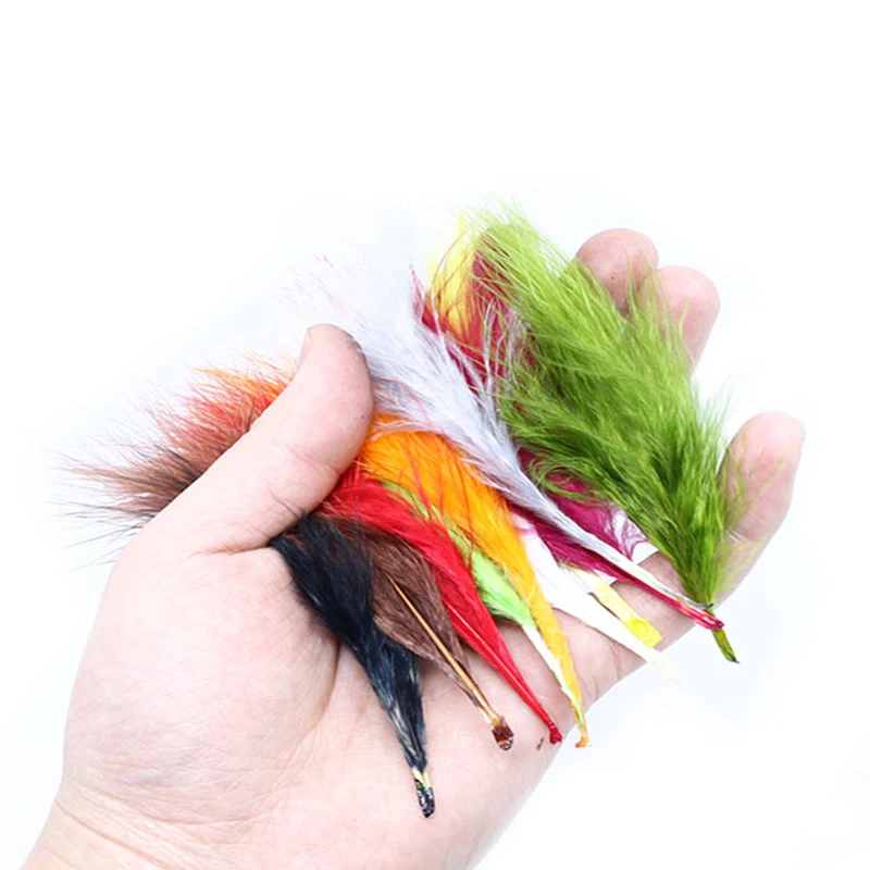 Plumas de marabú para atado de moscas Woolly Bugger – Pavo - imagen 4