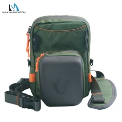 MAXIMUMCATCH Safe Guide – Riñonera mosca impermeable verde militar