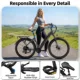 TTGO C5 Bicicleta eléctrica con frenos hidráulicos y pantalla LCD - imagen 4
