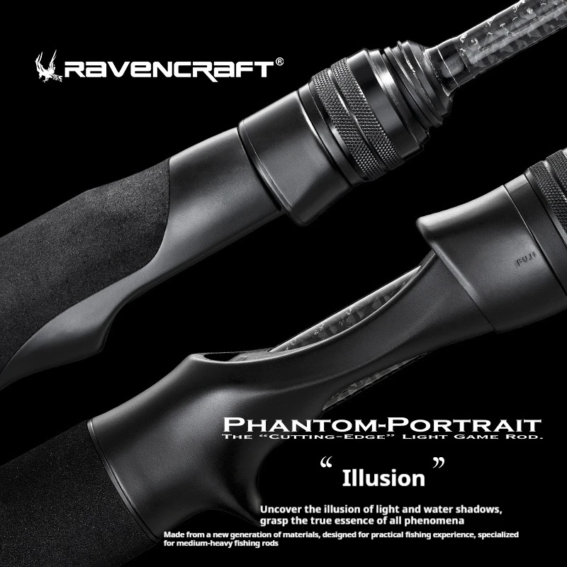 Ravencraft Phantom Road – Caña ultraligera para microvinilo y perca - imagen 4