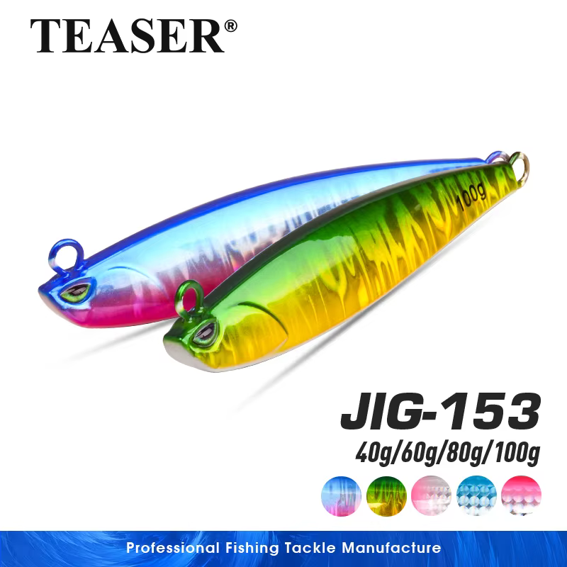 Señuelo Jig Teaser J153 Luminoso Hundimiento Rápido Jigging