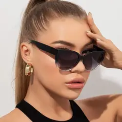 Gafas de sol polarizadas ojo de gato degradado patillas anchas