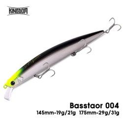 Kingdom Minnow señuelo lubina largo alcance flotante y hundimiento