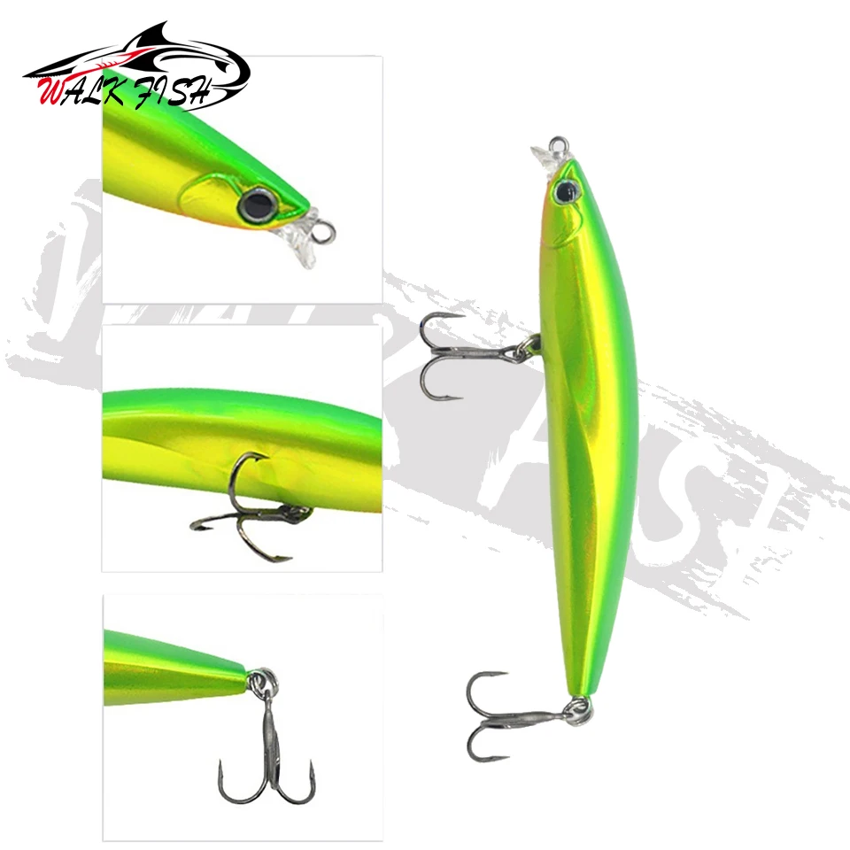 WALK FISH Wobblers rodantes señuelo flotante para lubina - imagen 3