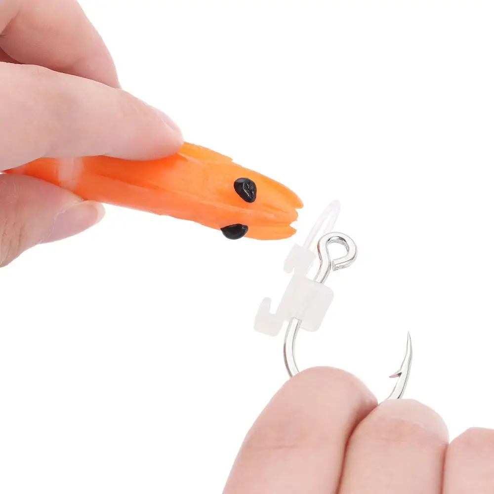 Ganchos luminosos con púas de acero inox para camarón vivo - imagen 5