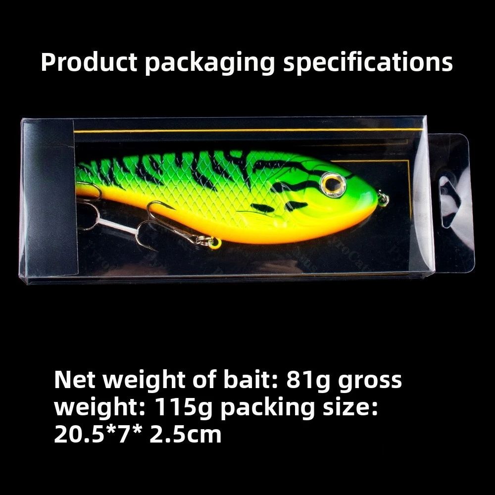 Jerkbait de hundimiento rápido para lucio – nado natural - imagen 4