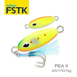 Micro Jig FSTK Rockfishing – Señuelo Metal Spinner Cuchara 3-14G Costa