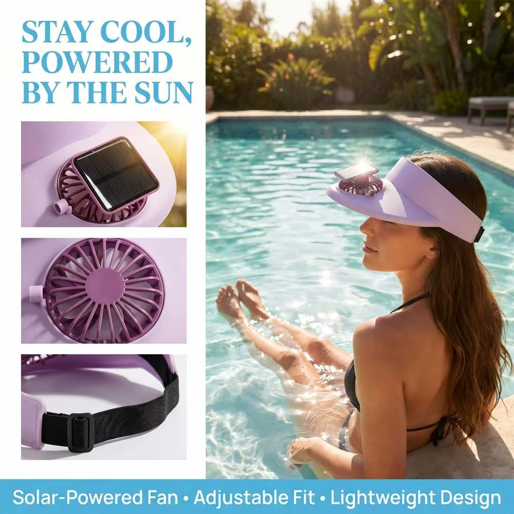 Gorra de pescador ventilador solar transpirable – ala ancha - imagen 4