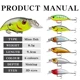 Señuelo minnow hundido jerkbait para trucha y lubina - imagen 5