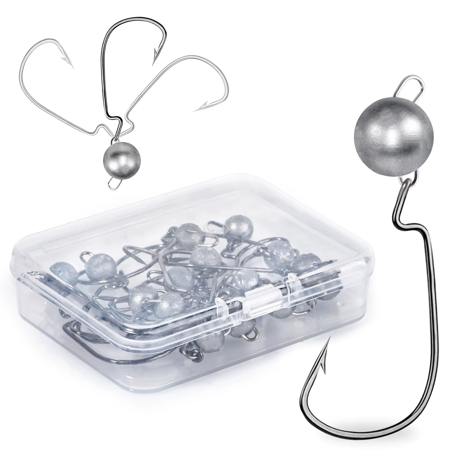 Goture Jig Head Texas Rig Antienredos para Pesca de Lubina - imagen 2